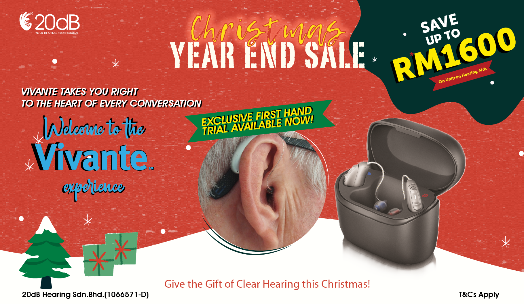 Hear the Joy of Christmas with 20dB Hearing